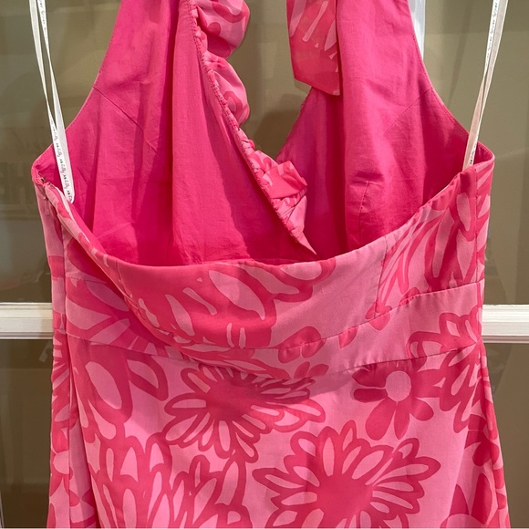 Lilly Pulitzer RAMONA Pink Floral Halter Dress Size 8 Brand New! - Picture 5 of 8